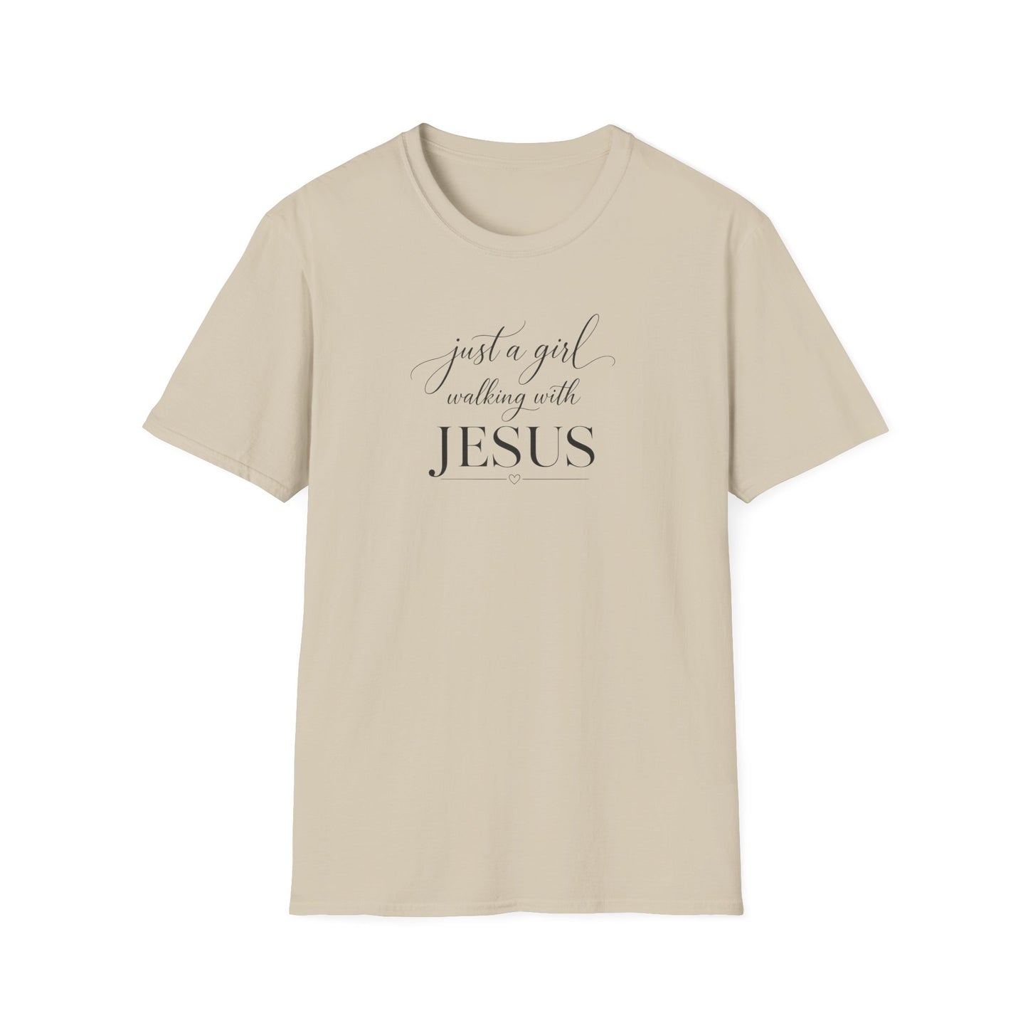 Girl Walking With Jesus T-Shirt